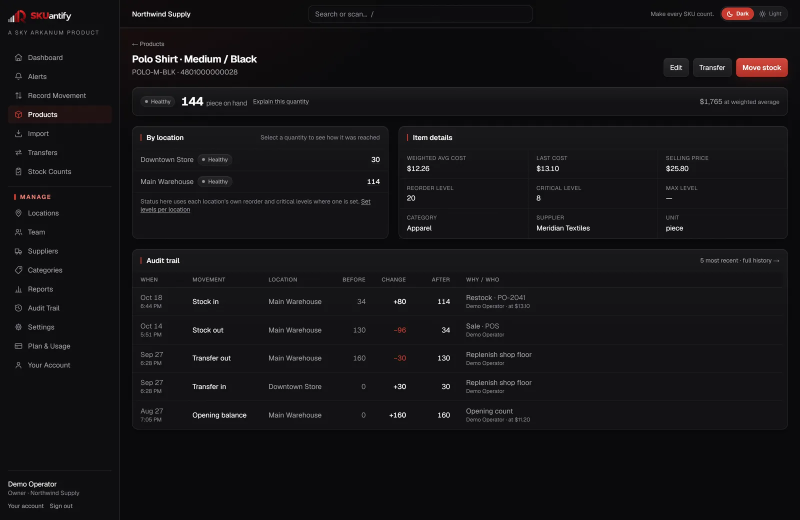 SKUantify — screen 2 of 4